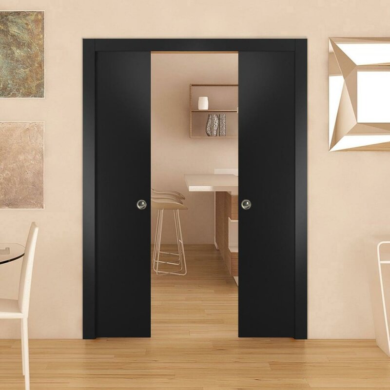 Sartodoors Flush Wood Planum Sliding Closet Door Wayfair