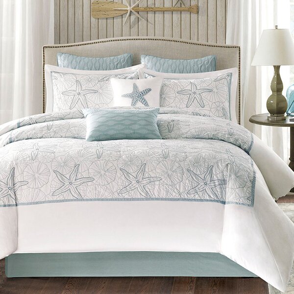 seafoam green comforter