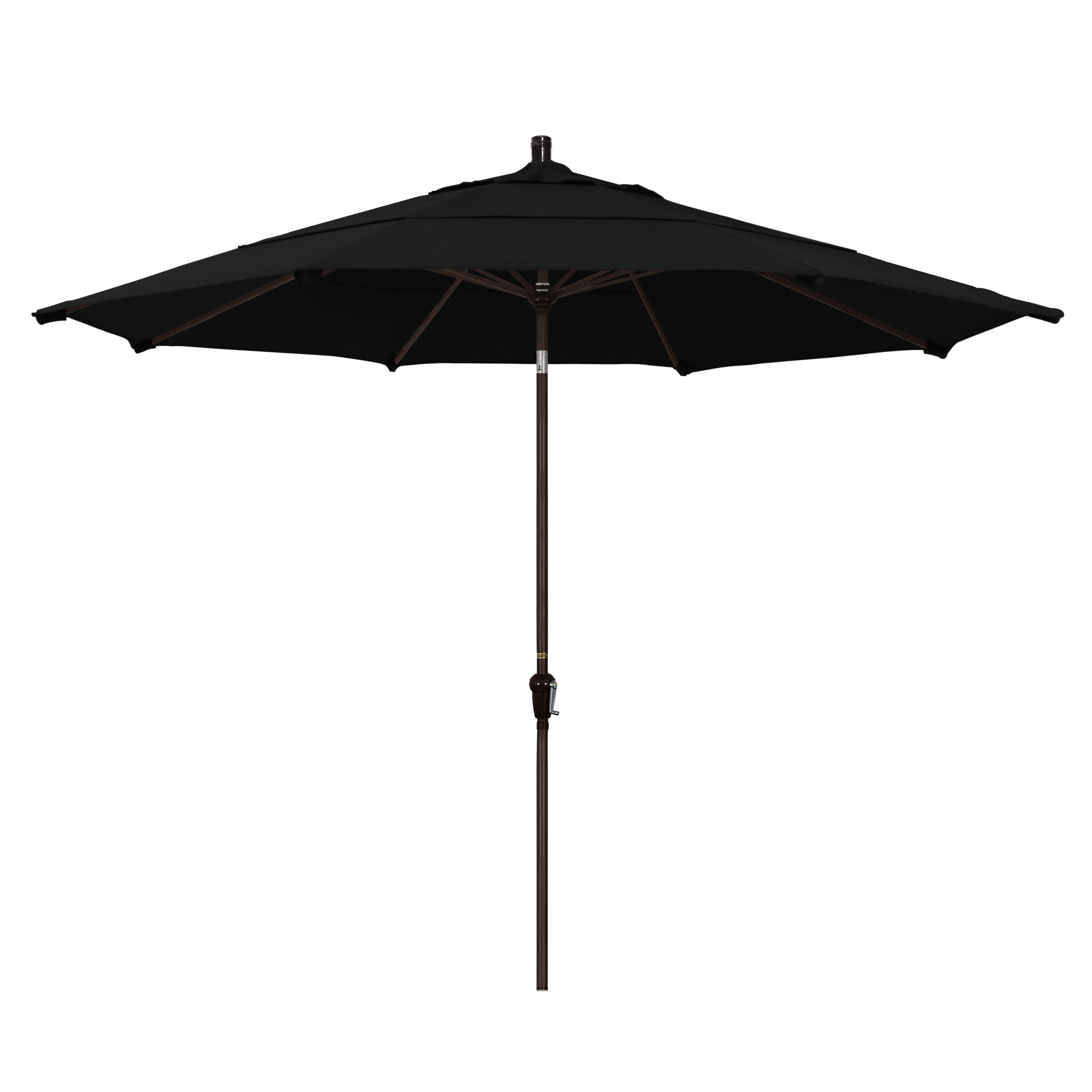 black sunbrella umbrella