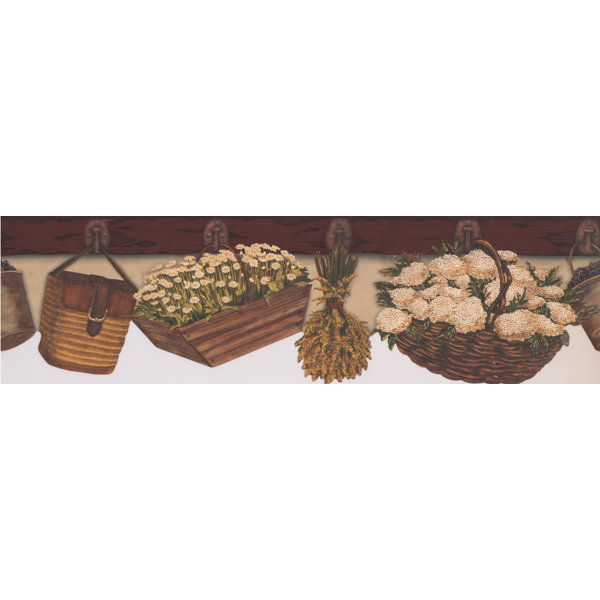 August Grove Bourque Baskets Flowers Hanging On Kitchen Wall Hooks