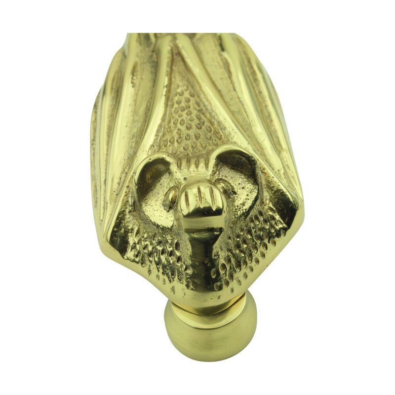 The Renovators Supply Inc Vampire Bat Gothic Lacquer Door Knocker