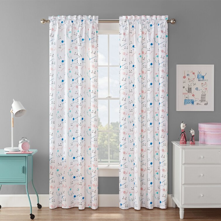 Window Curtains Blackout Room Thermal Insulated Kids Boy Girls Bedroom Decor US 