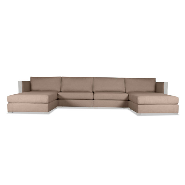 Modern Contemporary Double Chaise Sectional Allmodern