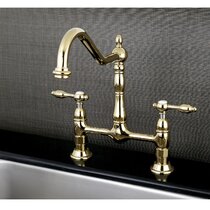 Brass Bridge Kitchen Faucets You Ll Love In 2021 Wayfair