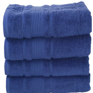 blue bathroom towels