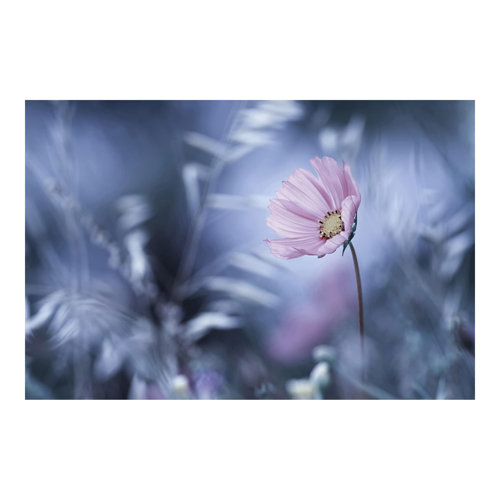 Flowers in Pastel 3.2m x 4.80m Textured Matt Peel & Stick Wall Mural East Urban Home