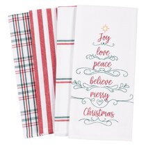 Christmas House Assorted Holiday Kitchen Linen Sets 5 pc Let It Snow 