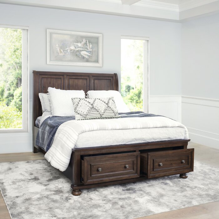 Chilmark Platform 4 Piece Solid Wood Bedroom Set