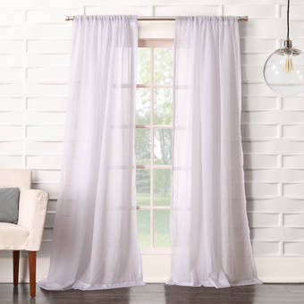Red Barrel Studio Griner Quatrefoil Elegance Geometric Room Darkening Grommet Curtain Panels Reviews Wayfair