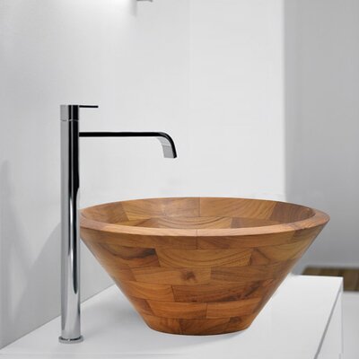 Catali Circular Vessel Bathroom Sinka Barclay Sink Finish Teak