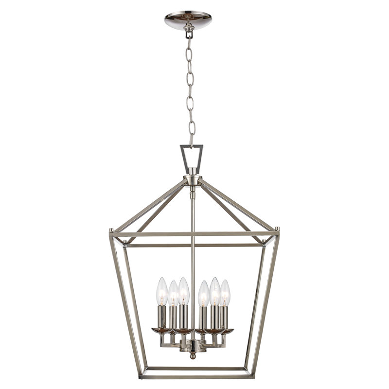 carmen 6 light geometric pendant