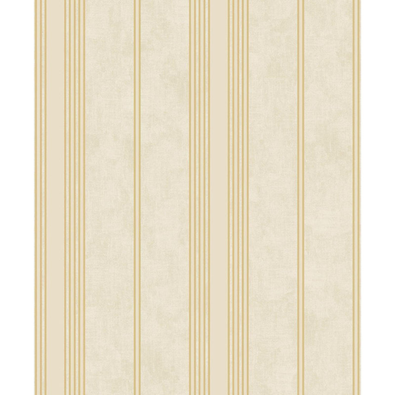 York Wallcoverings Antonia Vella Mixed Metals 32 8 X 20 9 Stripe