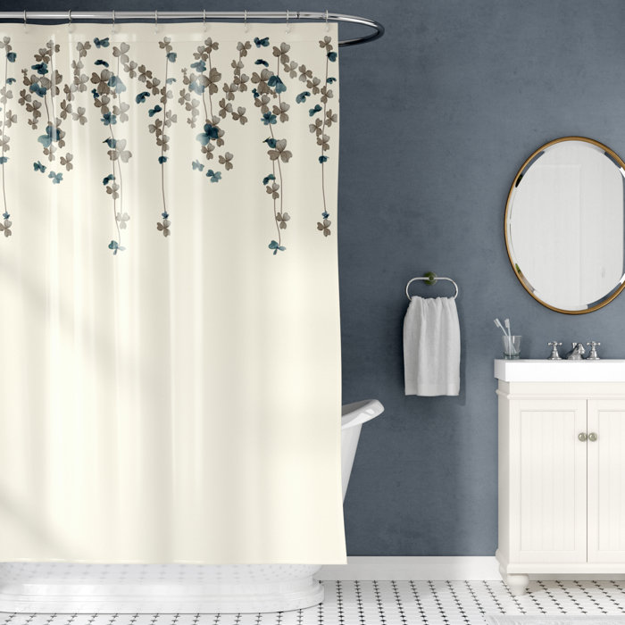 Willa Arlo Interiors Riehl Embroidered Single Shower Curtain