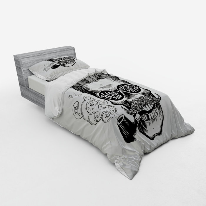 East Urban Home Ambesonne Indie Duvet Cover Set Hipster Gentleman