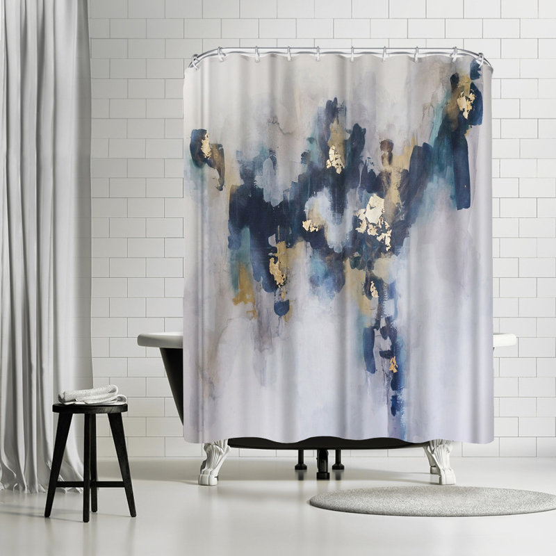 East Urban Home Christine Olmstead Strength Single Shower Curtain