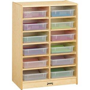 Paper-Tray 12 Compartment Cubby with Casters