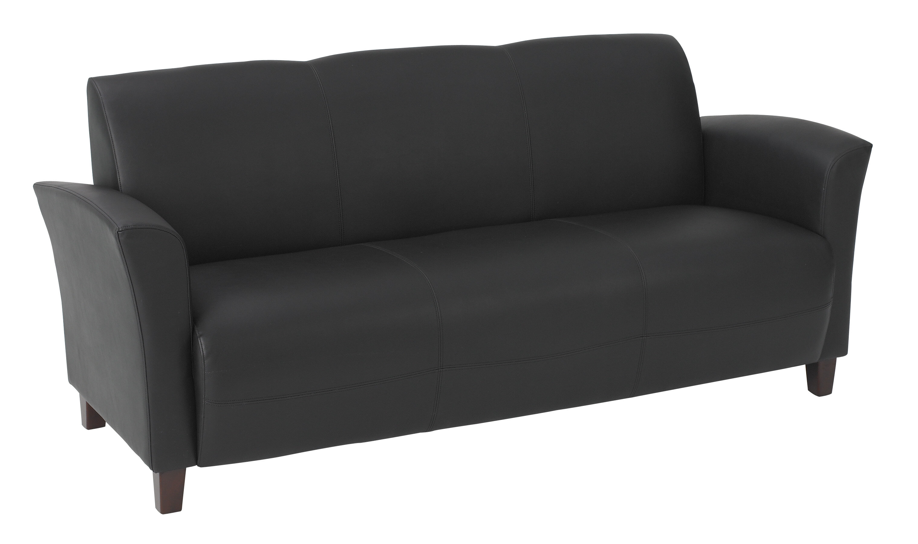 edmund 79'' vegan leather sofa