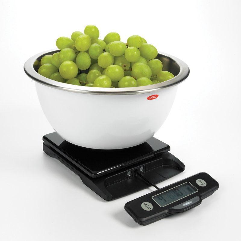 Oxo Good Grips Black 5 Lb Food Scale With Pull Out Display