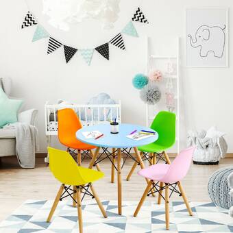 childrens plastic table and chairs homebase