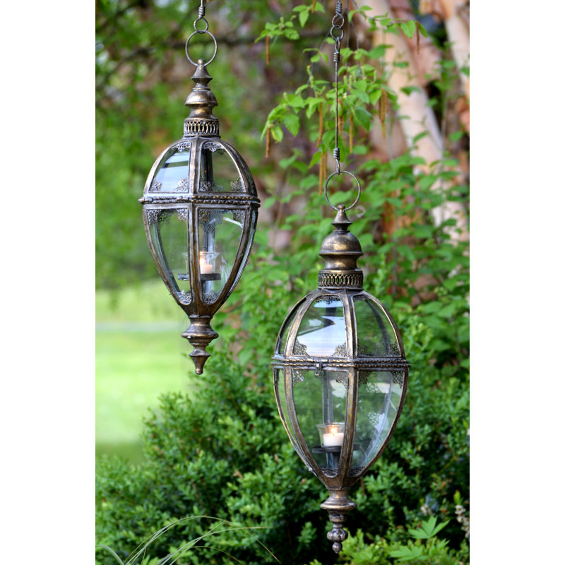 Astoria Grand Glenville 1 Bulb 25 H Outdoor Hanging Lantern Wayfair