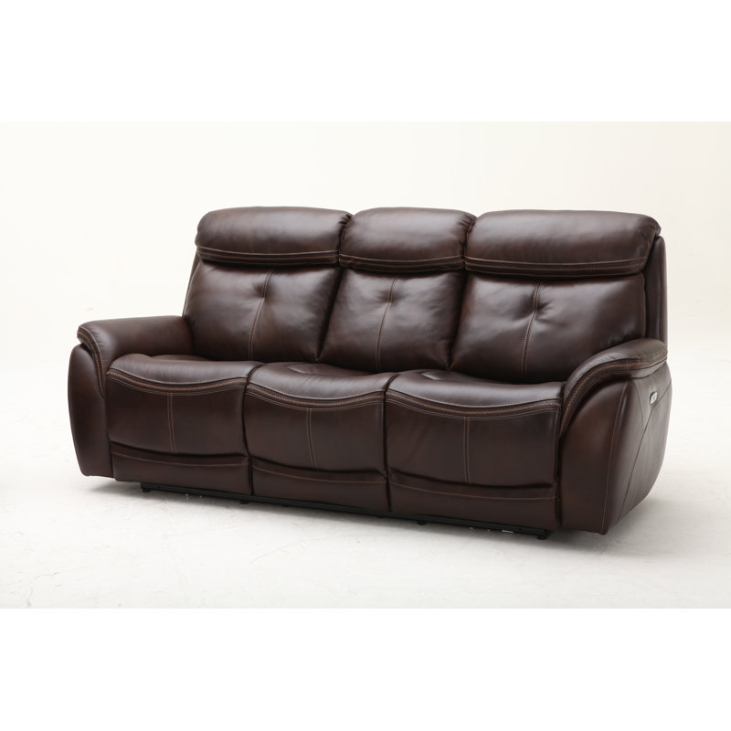 Southern Motion Homerun Leather Reclining Sofa Wayfair