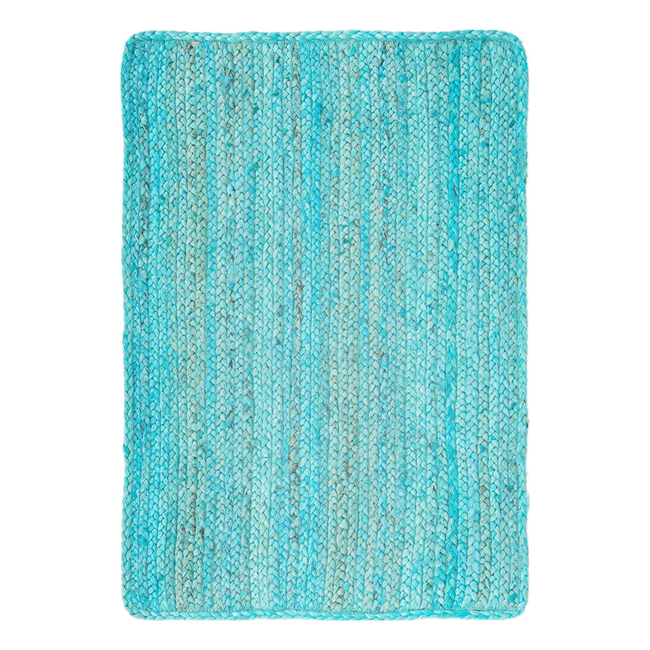 Highland Dunes Tescott HandBraided Jute/Sisal Beige Area Rug Wayfair