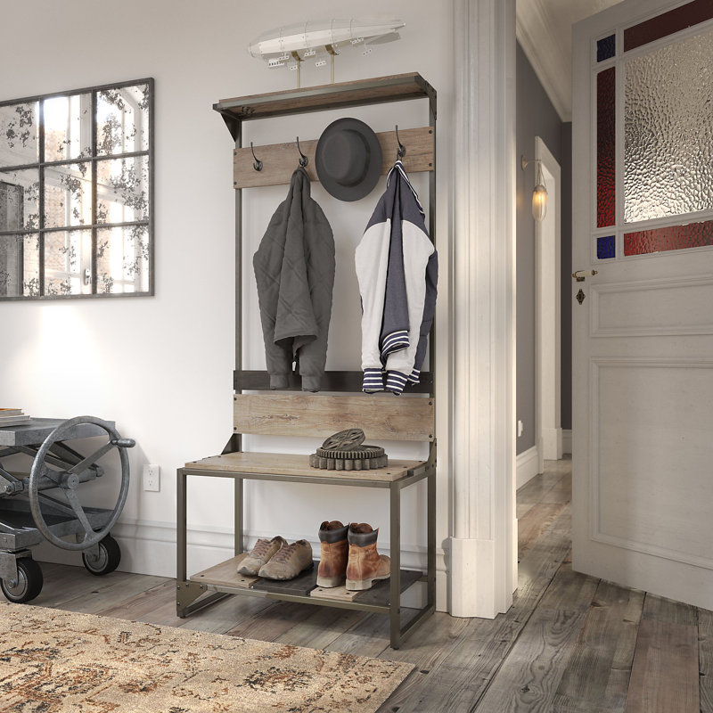 Greyleigh Edgerton Hall Tree With Bench And Shoe Storage Reviews