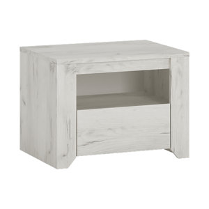 Nachttisch Marcel mit Schublade von Hazelwood Home