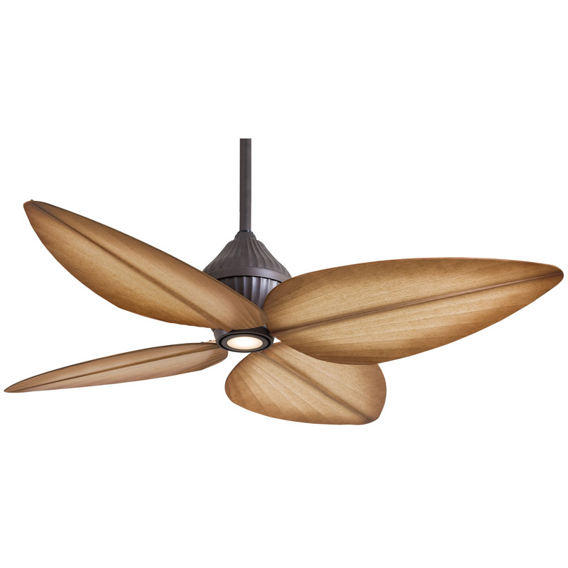 Minka Aire 52 Gauguin Tropical 4 Blade Outdoor Led Ceiling Fan