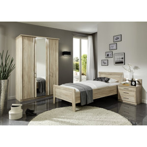 Anpassbares Schlafzimmer-Set Meran, 90 x 200 cm ..