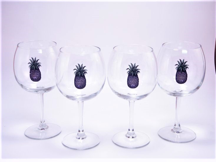 Bay Isle Home Seraphine Pineapple 12 Oz Red Wine Glass Wayfair