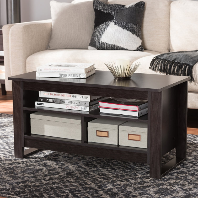 Ebern Designs Irwinton Wooden Coffee Table Wayfair Canada