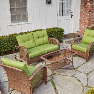 Kokomo 4 Piece Deep Seating Group with Cushion