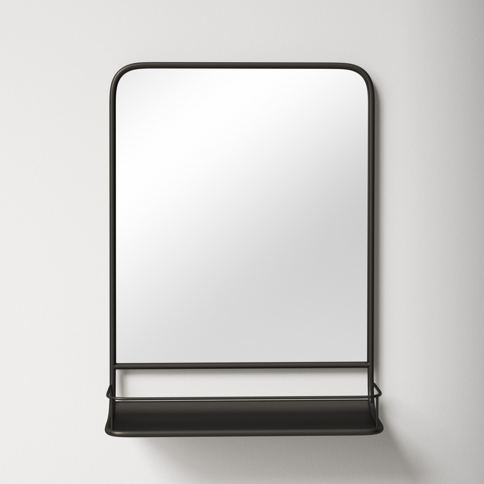 rectangle metal wall mirror