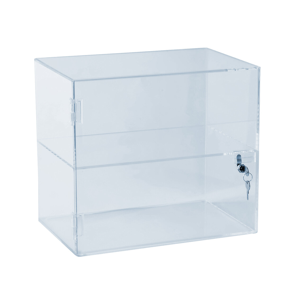 NEW 5 Shelf Acrylic Counter Top Display Case with lock 