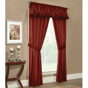 Sanderson Solid Room Darkening Thermal Rod Pocket Single Curtain Panel