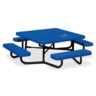 Childrens Square Picnic Table Anova Color Black