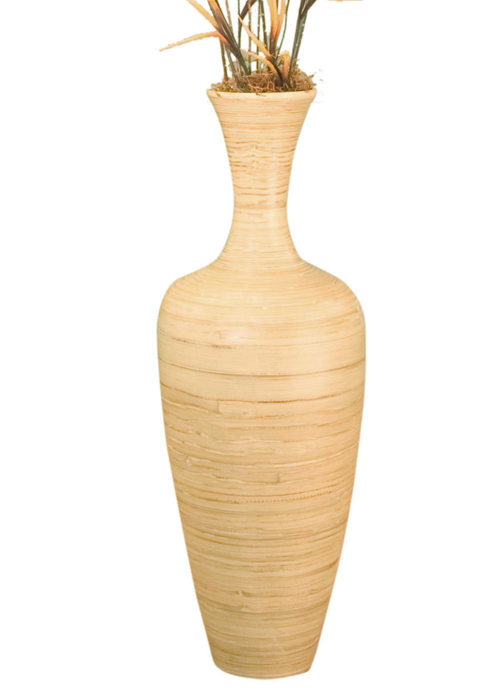 Bloomsbury Market Kaler Bamboo Floor Vase Reviews Wayfair