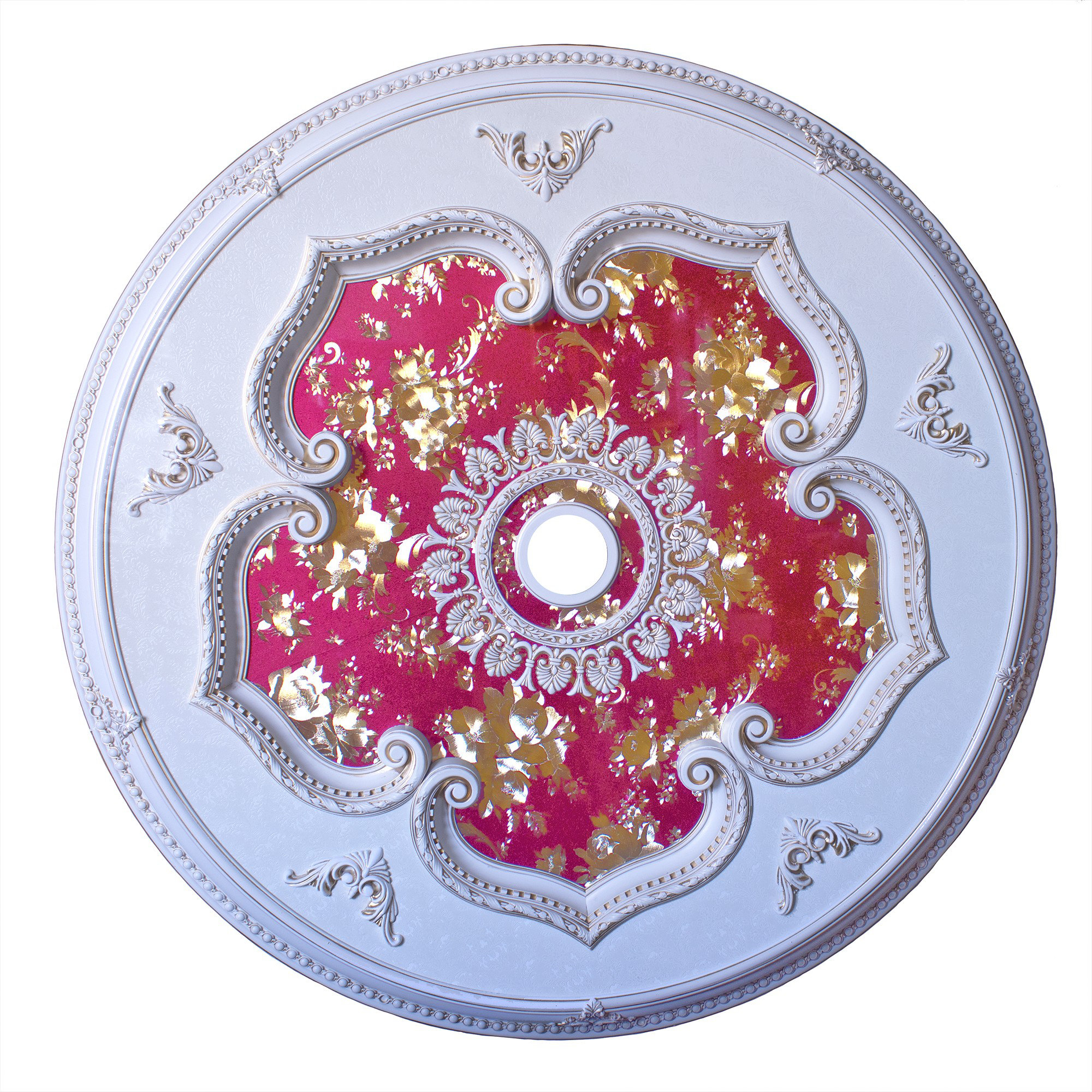 Artistry Lighting Round White Ceiling Medallion Wayfair