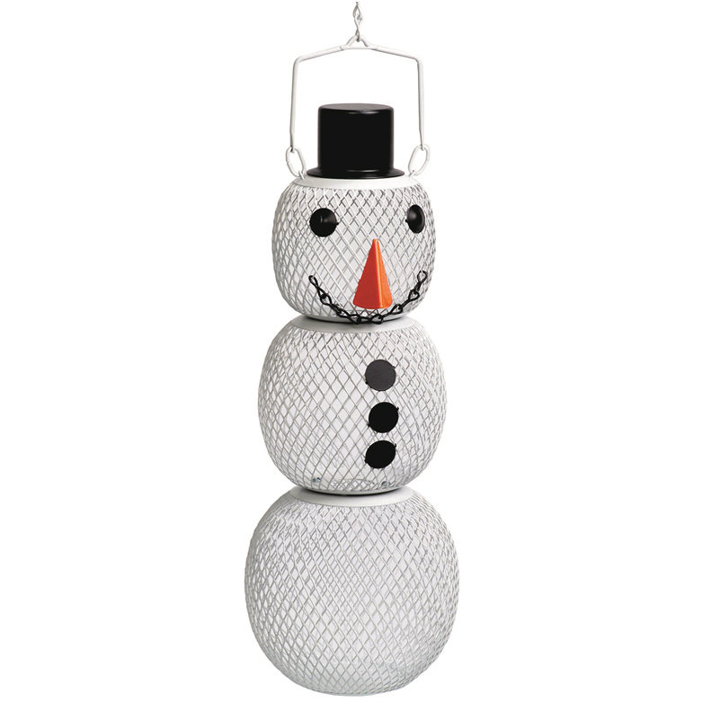 Woodstream Solar Hat Snowman Decorative Bird Feeder Wayfair