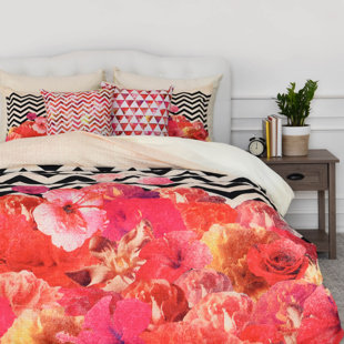 Go to store & view more images East Urban Home Flora 2 Duvet Cover Set