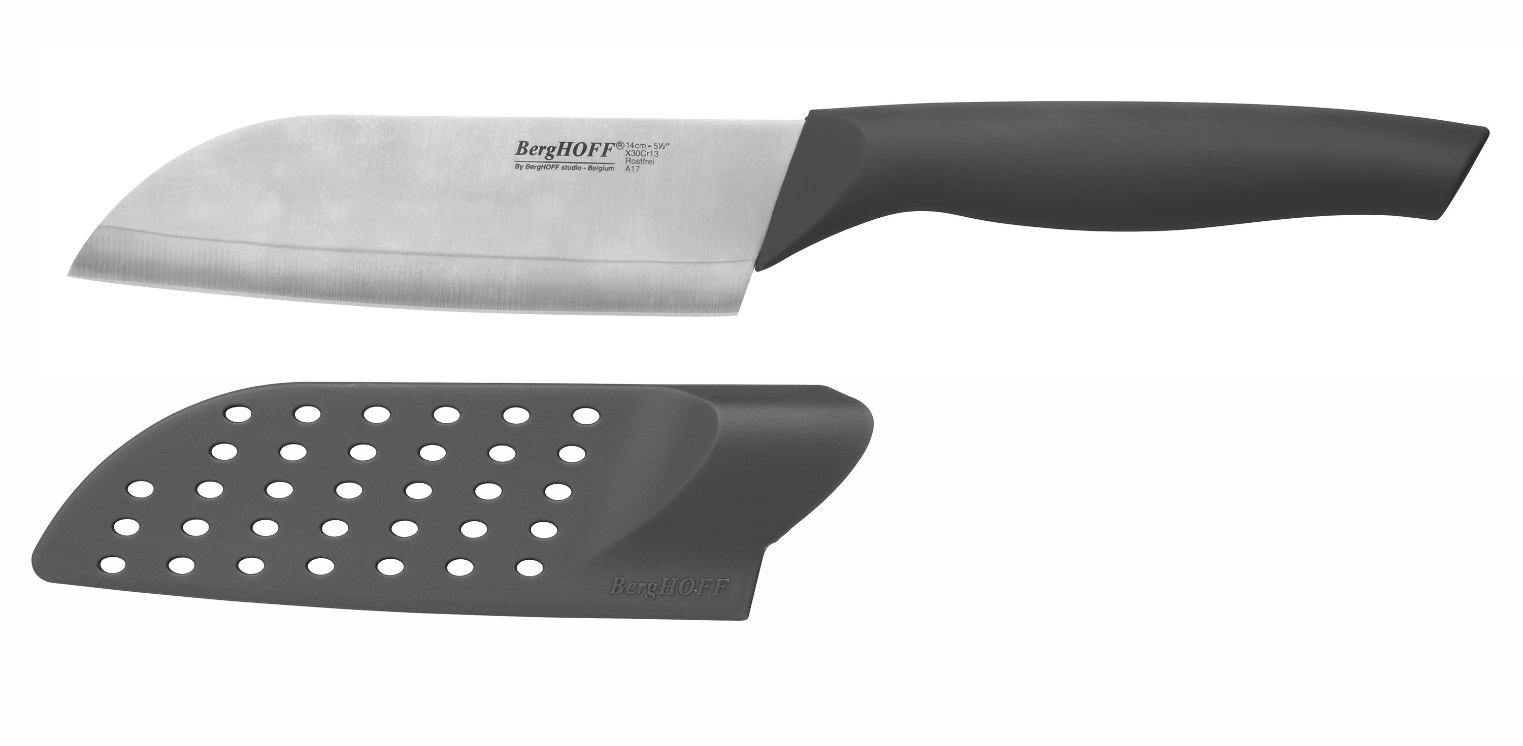 Berghoff Eclipse 5 Ceramic Coated Santoku Knife With Guard Wayfair