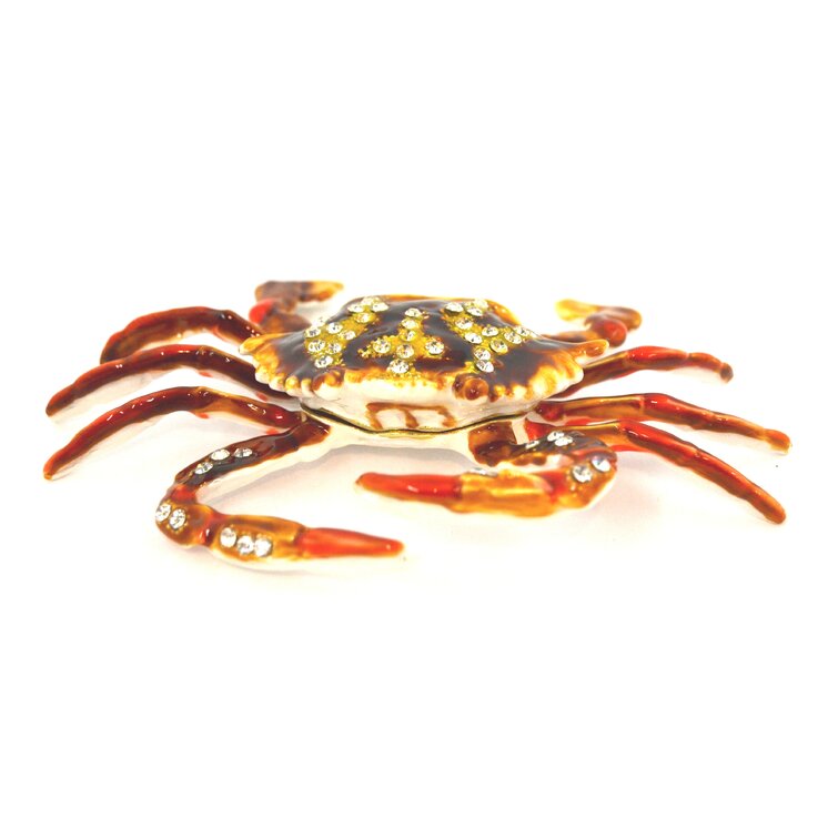 Ciel Collectables Jeweled Crab Trinket Box 