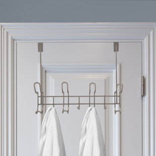 9.25/" x 4/" x 4.5/" Size Vanderbilt Home Over the Cabinet Door Dual Towel Bar
