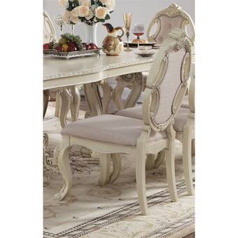 Rosdorf Park Hamon Side Chair In Antique White Wayfair