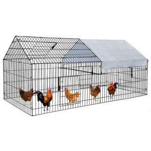 New 64" Wood Hen Chicken Duck poultry Hutch House Coop Cage with 4 nesting boxes 