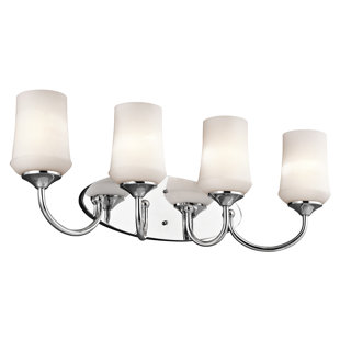Best Bergstrom Wall Mount 4-Light Vanity Light By Red Barrel Studio Wall Lights Bergstrom Wall Mount 4-Light Vanity Light By Red Barrel Studio Wall Lights