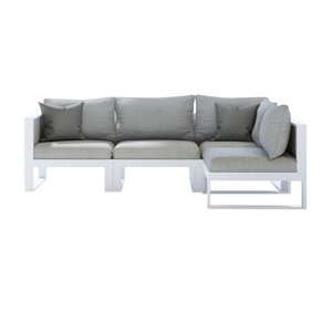 Dennison Medium Outdoor Sectional Sofa with Cushion