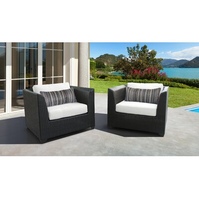 Tegan 2 Piece Outdoor Wicker Patio Furniture Set 02b Sol 72 Outdoor Cushion Color Sail White