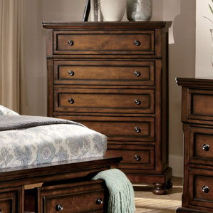 Seville 5 Drawer Chest by Three Posts